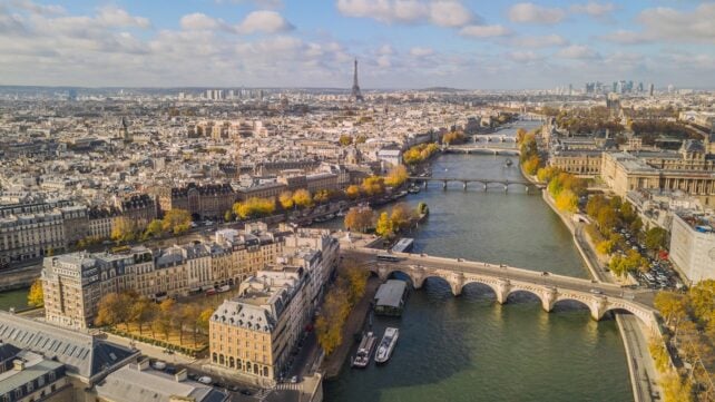 Vista Aerea di Parigi