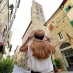 Turista ad Arezzo