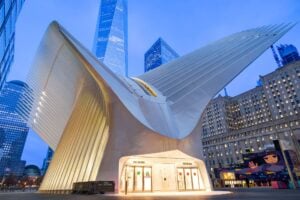 The Oculus al World Trade Center. Design by Santiago Calatrava